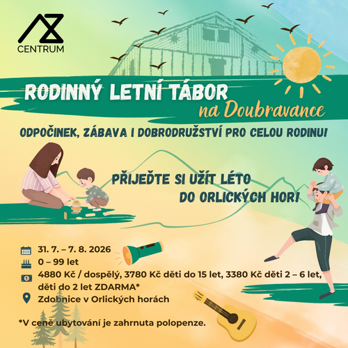 Rodinný letní tábor na Doubravance